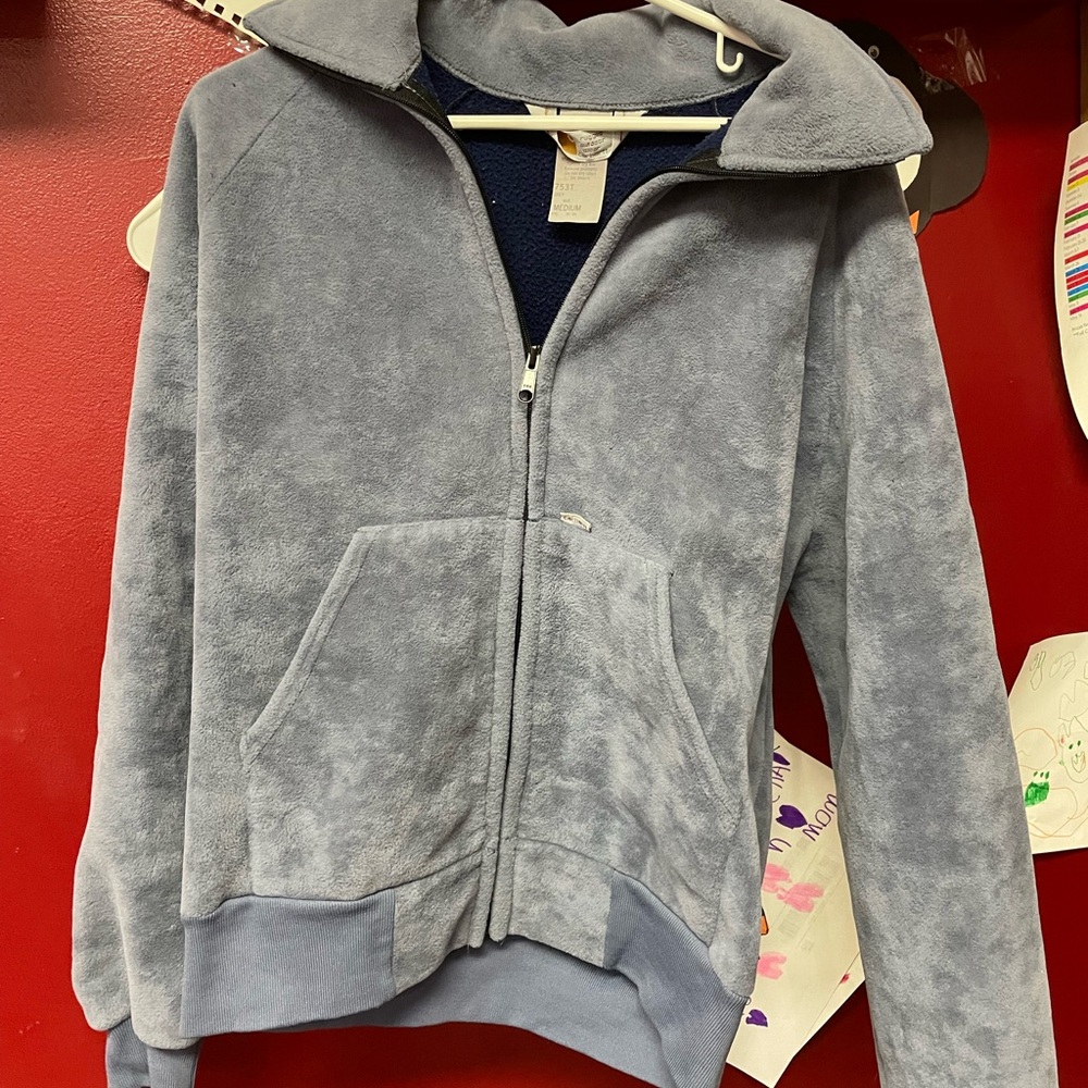 Carhartt Soft blue full zip women’s medium jacket